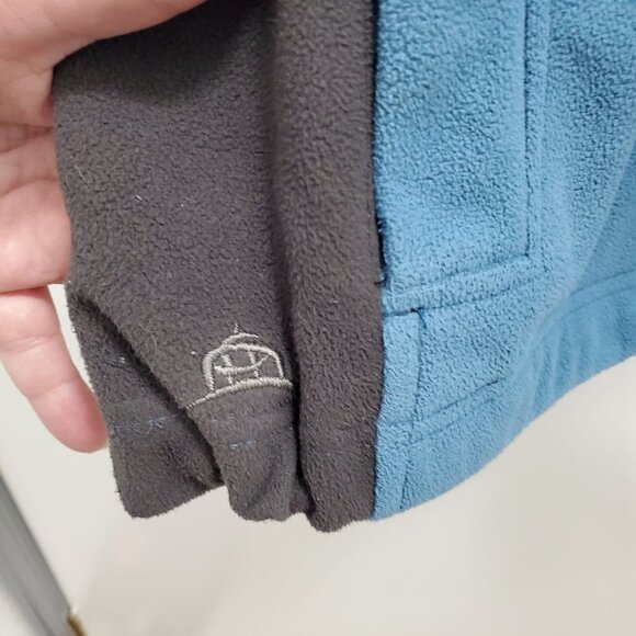 Stormtech Men's Blue & Black Softshell Fleece Feel Weather Zip Front Jacket Sz M - Picture 5 of 6